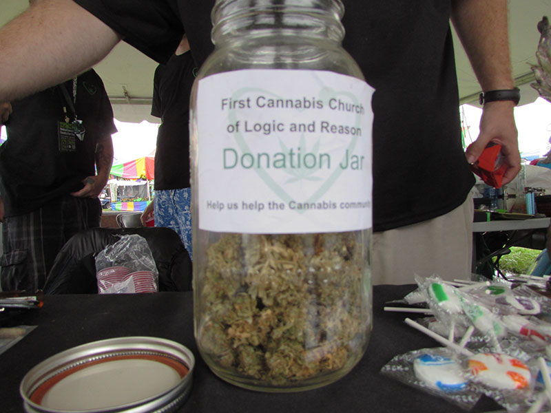 Donations to the Lansing-based First Cannabis Church of Logic and Reason.