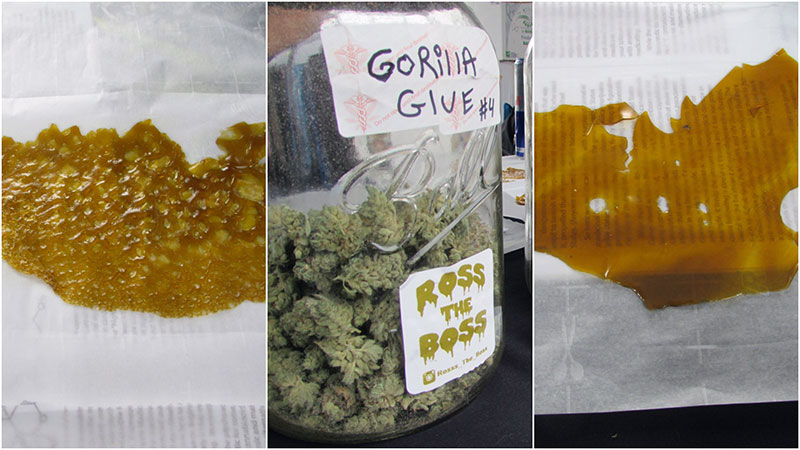 Ross Boss Gorilla Glue #4 and extractions.