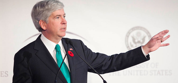 Image of Rick Snyder, the Governor of Michigan.