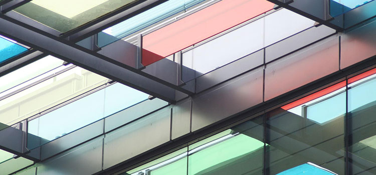 Skylights in the Home Office building in London.