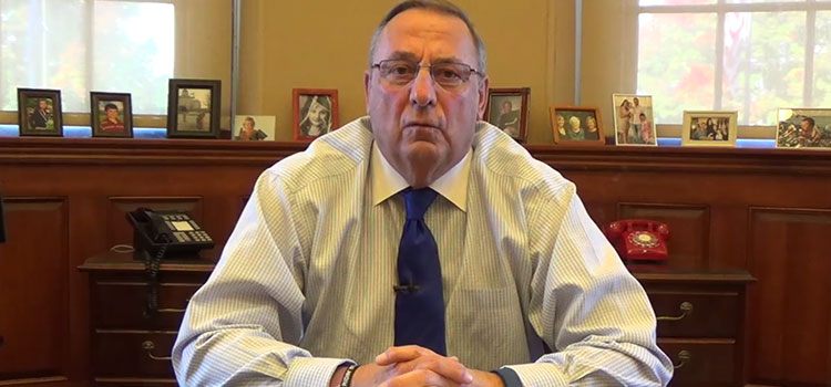 Maine's Governor Paul LePage, an outspoken prohibitionist and cannabis critic.