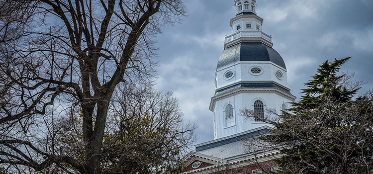 Old building in Annapolis, Maryland.