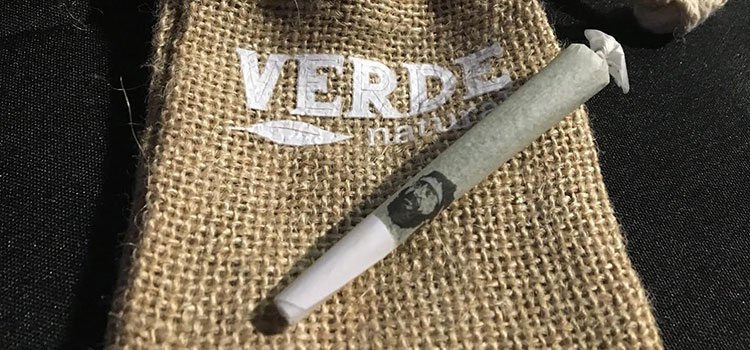 A Chong's Choice pre-rolled joint, produced and manufactured by Verde Natural in Colorado.