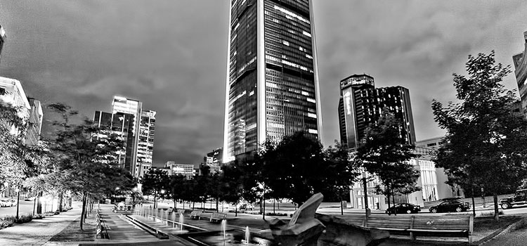 The Stock Exchange Building in Montreal.