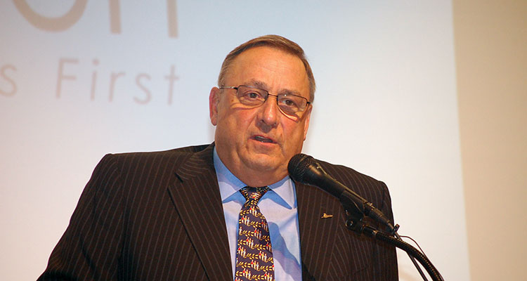 Maine Gov. Paul LePage, who was vocal against the state's move to legalize cannabis.