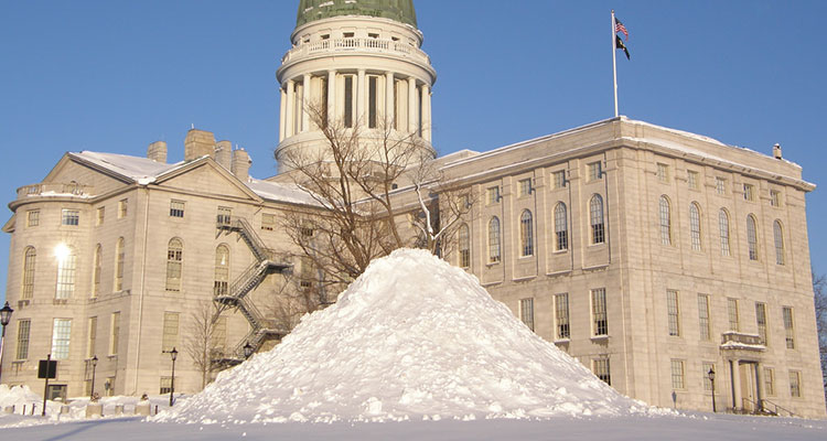 The Maine State House in Augusta, Maine.