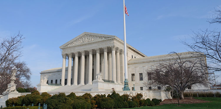 The U.S. Supreme Court in Washington D.C.