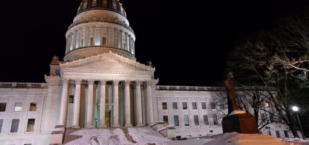 The West Virginia Capitol Building in Huntington, West Virginia.