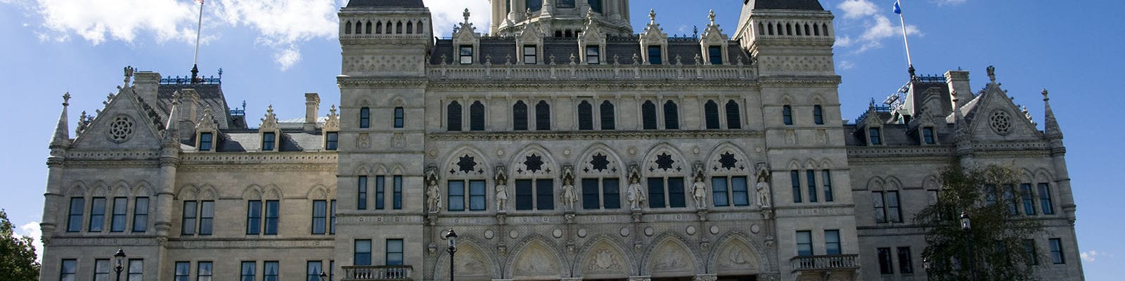 The state capitol building of Connecticut.