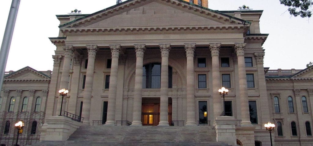 The Kansas Capitol Building in Topeka, Kansas.