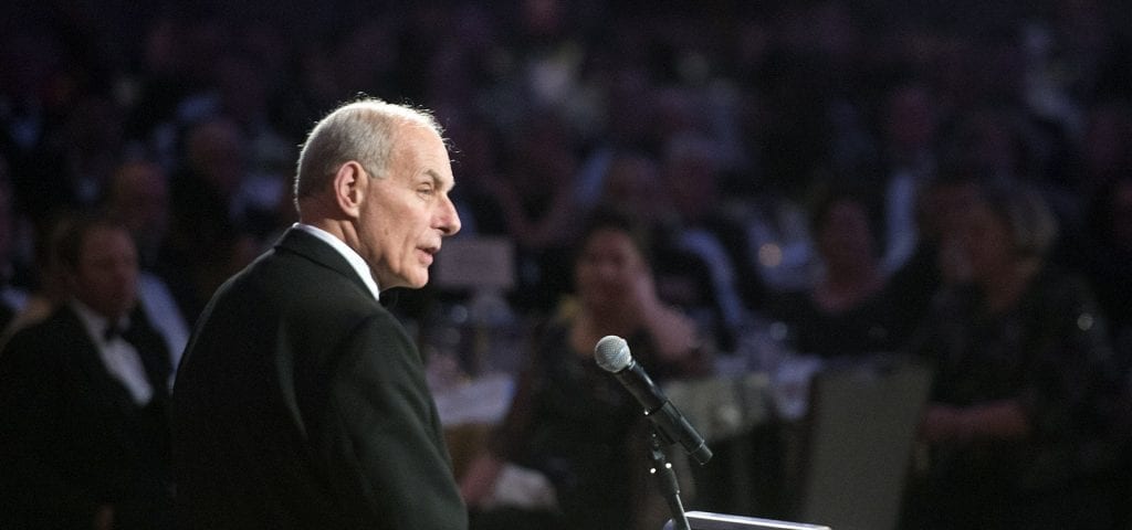 Department of Homeland Security Secretary John Kelly, who said earlier this week that cannabis is "not a factor" in the drug war.
