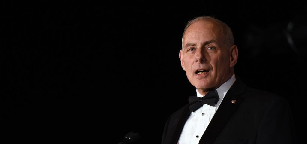 Department of Homeland Security Secretary John Kelly, who in the past has spoken against cannabis legalization.