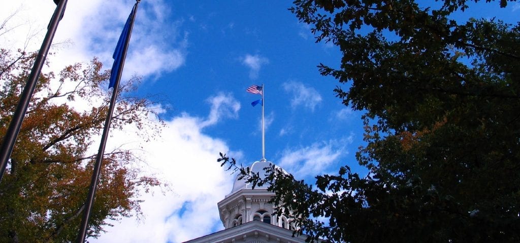 The Nevada State Capitol Building in Carson City, Nevada.
