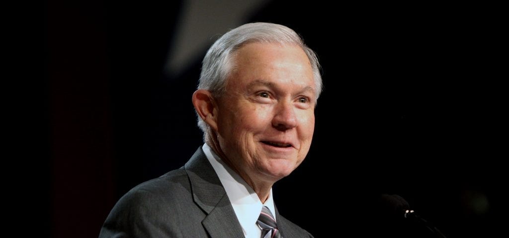 Attorney General Jeff Sessions during the 2016 presidential election.