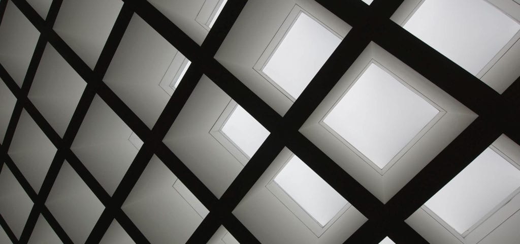 Ceiling on the 22nd floor of Florida's State Capitol in Tallahassee, Florida.