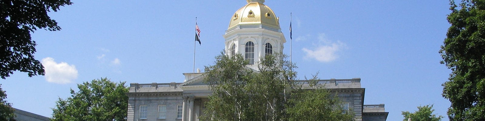 The New Hampshire Capitol Building located in Concord, New Hampshire.
