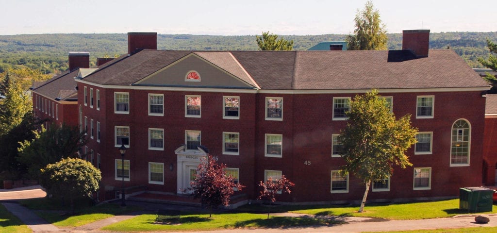 A red brick building on the New Brunswick University campus.