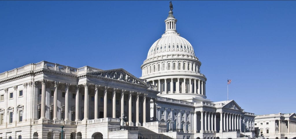 The House of Representatives end of the U.S. Capitol Building in Washington D.C.