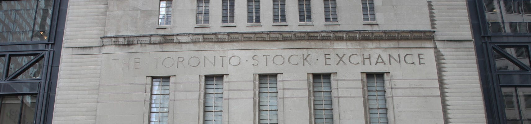 The Toronto Stock Exchange in Toronto, Ontario, Canada.