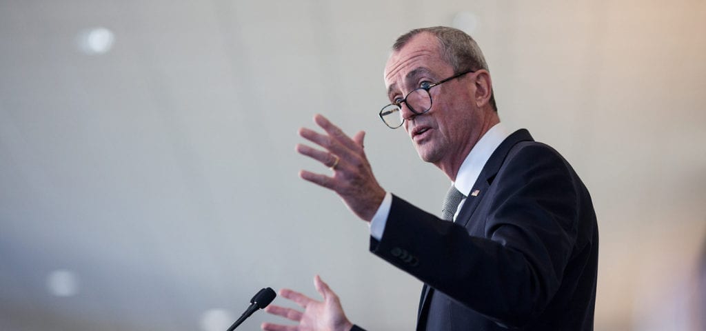 The recently elected Democratic Gov. Phil Murphy of New Jersey