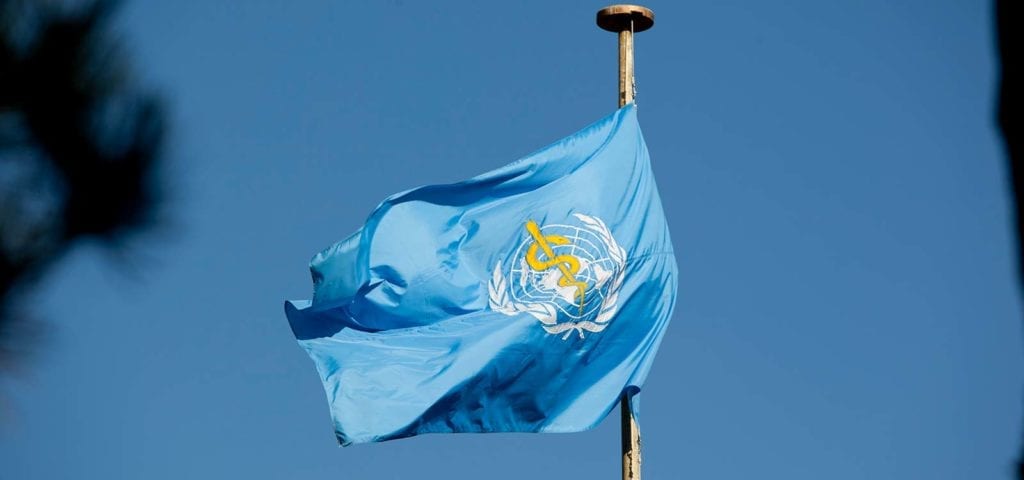 World Health Organization Flag