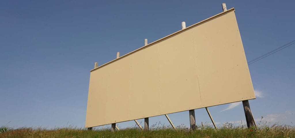 Empty Billboard