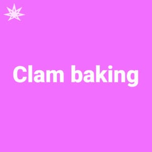 Clam baking