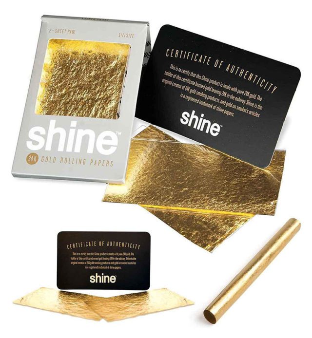 Shine 24K Gold Rolling Papers