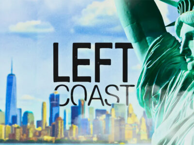 Left Coast logo & NY skyline